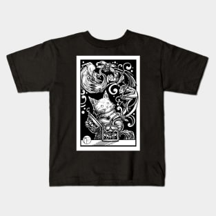 Opening Pandora's Box - White Outlined Version Kids T-Shirt